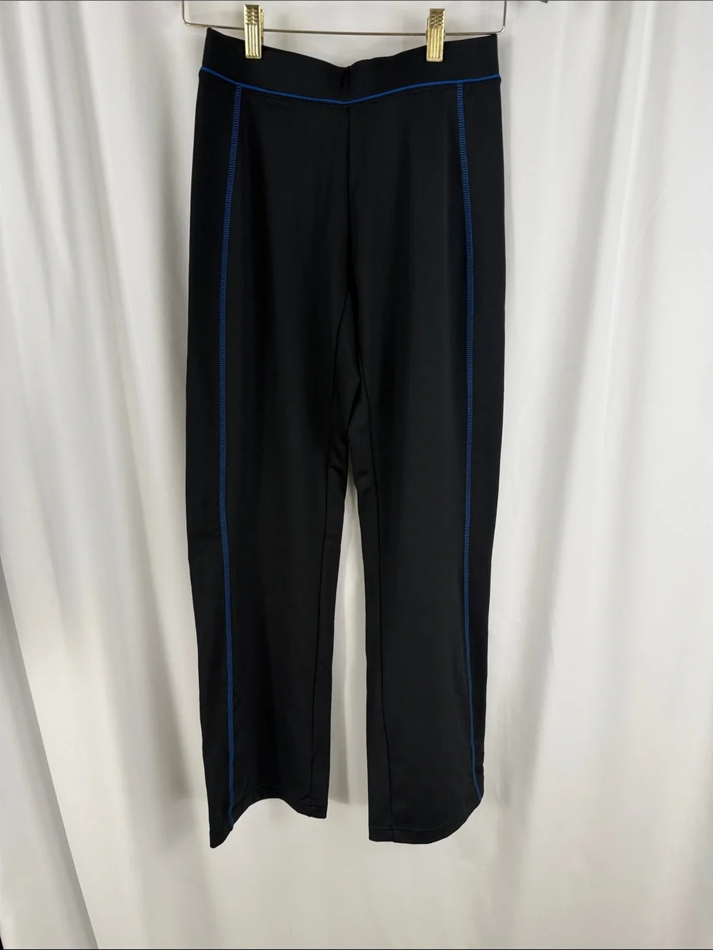 Nike Black Joggers with Blue Piping